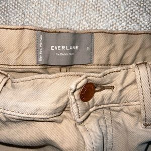 Everlane tan shorts